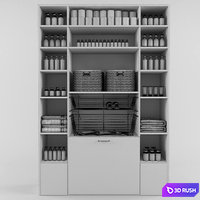 Bathroom closet 3D Model Vray