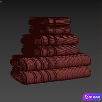 Towels 3D Model Vray