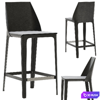 Flexform Stool Isabel 3D Model Vray
