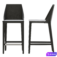 Flexform Stool Isabel 3D Model Vray
