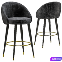 Deephouse Bar Chair Ferrara 3D Model Vray