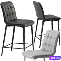 Bontempi Kuga Barstool 3D Model Vray