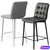Bontempi Kuga Barstool 3D Model Vray