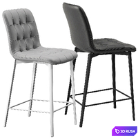 Bontempi Kuga Barstool 3D Model Vray