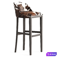 Baxter Decor Bar COWLY 3D Model Vray, Corona