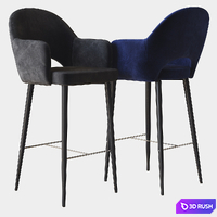 Martin Stool Deep House 3D Model Vray, Corona