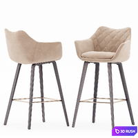 DeepHouse Bar stool # 1 / Shirley (74) 3D Model Corona