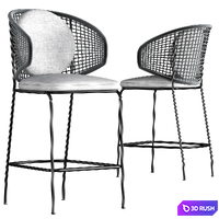Minotti ASTON CORD OUTDOOR 3D Model Vray