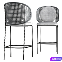 Minotti ASTON CORD OUTDOOR 3D Model Vray