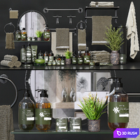 Collaction Accessories Bathroom Vol 3 3D Model Corona