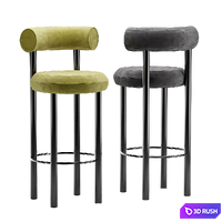 Tom Dixon Fat Bar Stool 3D Model Corona