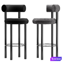 Tom Dixon Fat Bar Stool 3D Model Corona