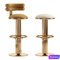 Bar chair MULLIGAN 3D Model Corona
