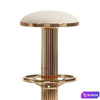 Bar chair MULLIGAN 3D Model Corona