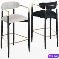 MNAMA Bar Stool 3D Model Corona