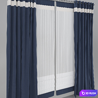 Curtain_50 3D Model Vray