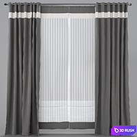 Curtain_50 3D Model Vray