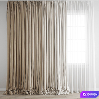 Curtain 242 3D Model Vray