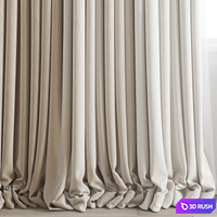 Curtain 242 3D Model Vray