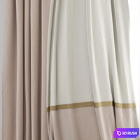Curtain 278 / Wind blowing effect 4 3D Model Vray