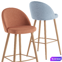 Shelly iModern chair 3D Model Vray, Corona