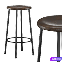 O bar stool 3D Model Vray, Corona