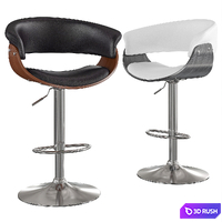 Bar stool Ostin 3D Model Vray, Corona