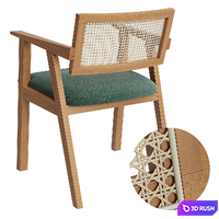 Baldo rattan chair by La Redoute Interieurs 3D Model Corona
