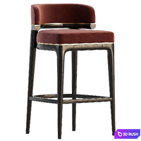 Grange BAR STOOL 3D Model Vray, Corona