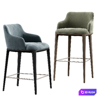 Bar stool Form S Sofaclub 3D Model Corona