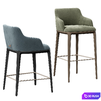 Bar stool Form S Sofaclub 3D Model Corona