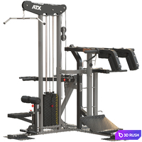 Home Gym ATX_Multiplex Multi Gym 3D Model Corona