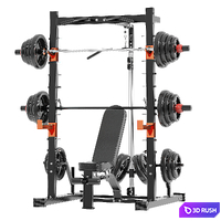 Smith machine power frame 3D Model Corona