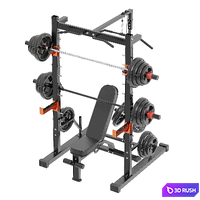 Smith machine power frame 3D Model Corona