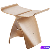 Butterfly Stool By Vitra 3D Model Vray, Corona