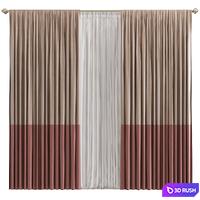 Curtain #331 3D Model Vray, Corona