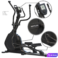 KETTLER Omnium 500 Crosstrainer 3D Model Corona