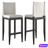 Abi Bar Chair 3D Model Vray