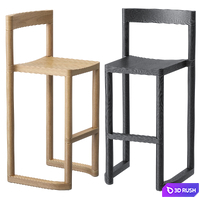 Resident Pier Barstool 3D Model Vray, Corona