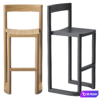Resident Pier Barstool 3D Model Vray, Corona