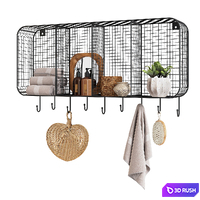 Bathroom Wire Shelf 3D Model Vray, Corona