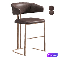 Kyo stool by Emmemobili 3D Model Corona