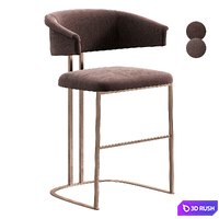 Kyo stool by Emmemobili 3D Model Corona