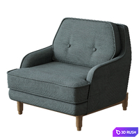 Matteo Armchair 3D Model Corona