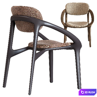 Porada Molly Chair 3D Model Corona
