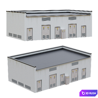 Transformer substation 3D Model Corona