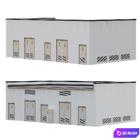Transformer substation 3D Model Corona