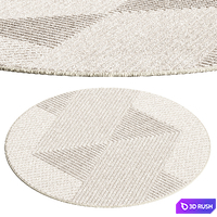Round Rug Mars by Benuta 3D Model Corona