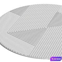 Round Rug Mars by Benuta 3D Model Corona