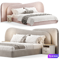 Gaspra Modern Bed By Elmalekfurniture 3D Model Corona